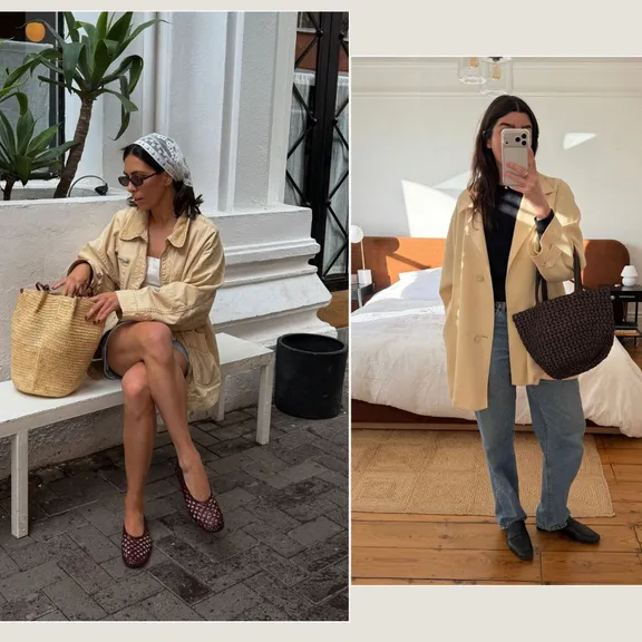 Woven handbags are dominating Spring 2026